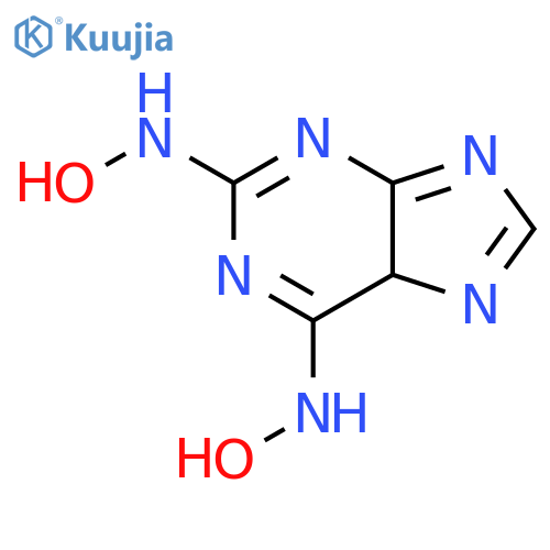 9H-Purine-2,6-diamine,N2,N6-dihydroxy- structure