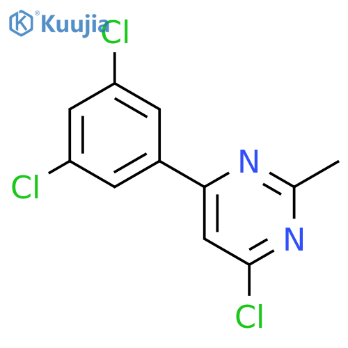 4-chloro-6-(3,5-dichlorophenyl)-2-methylpyrimidine structure