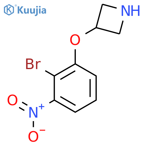 3-(2-bromo-3-nitrophenoxy)azetidine structure