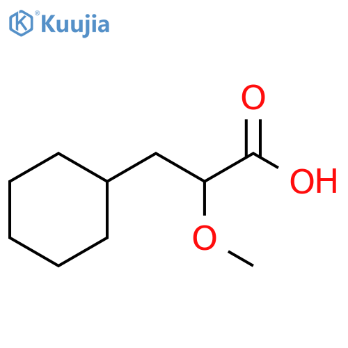 3-cyclohexyl-2-methoxypropanoic acid structure