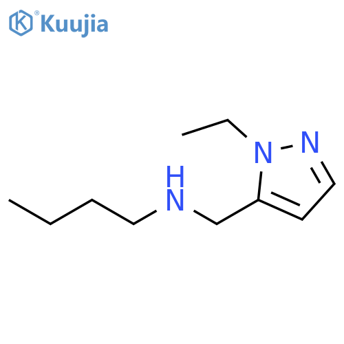 butyl(1-ethyl-1H-pyrazol-5-yl)methylamine structure