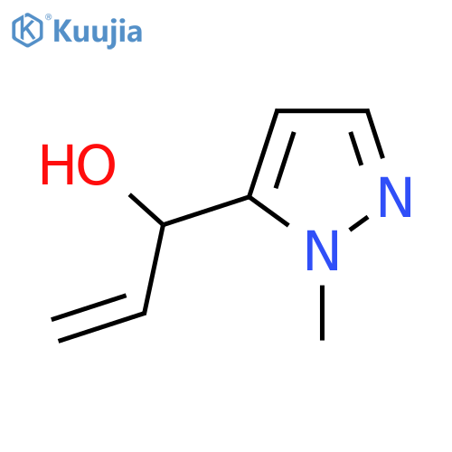 1-(1-methyl-1H-pyrazol-5-yl)prop-2-en-1-ol structure