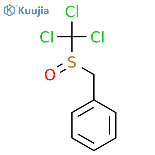 Benzene, [[(trichloromethyl)sulfinyl]methyl]- structure