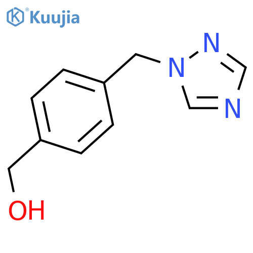 4-(1H-1,2,4-triazol-1-ylmethyl)phenylmethanol structure