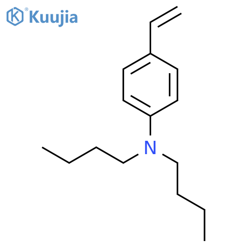 Benzenamine, N,N-dibutyl-4-ethenyl- structure
