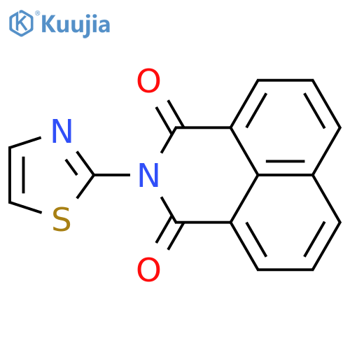 1H-Benz[de]isoquinoline-1,3(2H)-dione,2-(2-thiazolyl)- structure