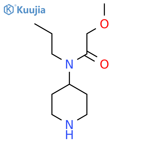 2-Methoxy-N-(piperidin-4-YL)-N-propylacetamide structure