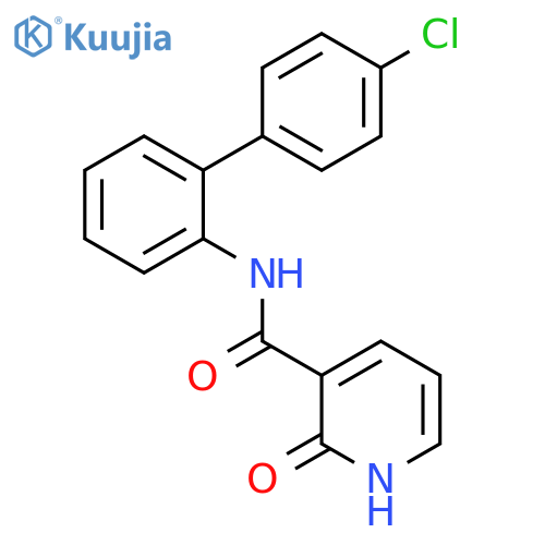 N-(4'-chloro-[1,1'-biphenyl]-2-yl)-2-hydroxynicotinamide structure