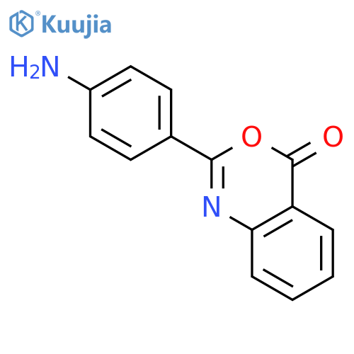 4H-3,1-Benzoxazin-4-one, 2-(4-aminophenyl)- structure