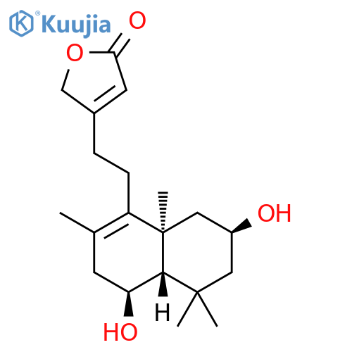 2(5H)-Furanone,4-[2-[(4S,4aS,7S,8aS)-3,4,4a,5,6,7,8,8a-octahydro-4,7-dihydroxy-2,5,5,8a-tetramethyl-1-naphthalenyl]ethyl]- structure
