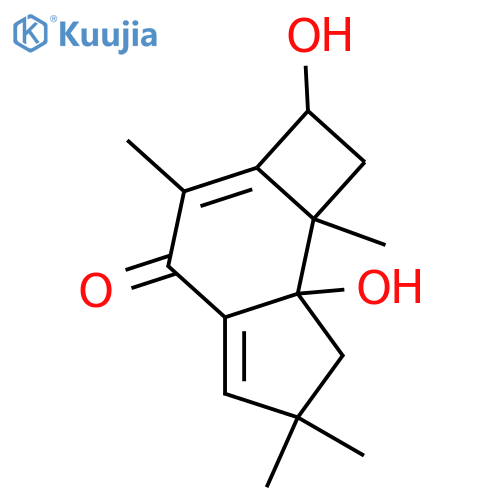 2,5-Dihydroxy-6,9-protoilludadien-8-one; (2β,5β)-form structure