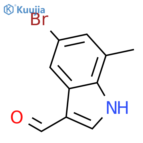5-Bromo-7-Methylindole-3-Carboxaldehyde structure