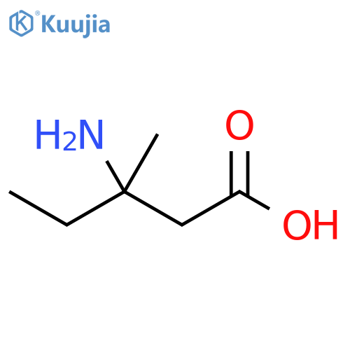 3-amino-3-methylpentanoic acid structure
