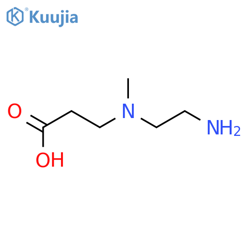 b-Alanine,N-(2-aminoethyl)-N-methyl- structure