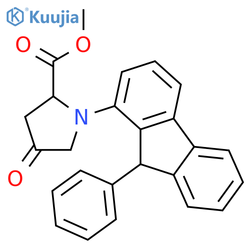 (2S)-4-Oxo-1-(9-phenylfluorenyl)-proline Methyl Ester structure