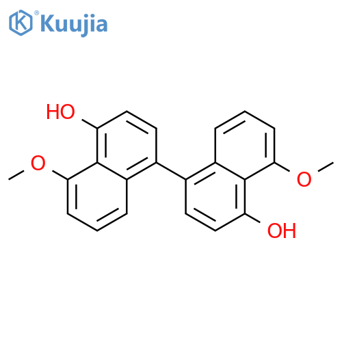 [1,1'-Binaphthalene]-4,4'-diol,5,5'-dimethoxy- structure