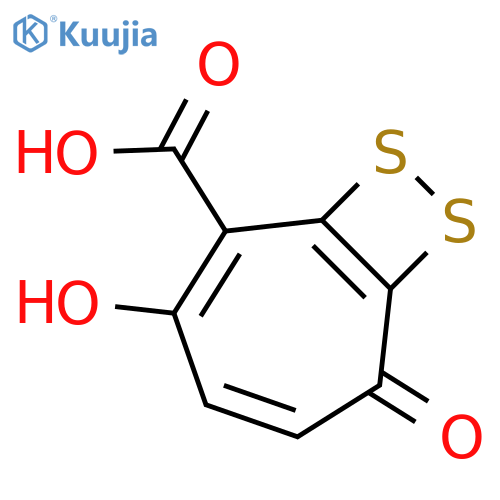 Hydroxytropodithietic acid structure