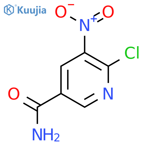 6-Chloro-5-nitronicotinamide structure