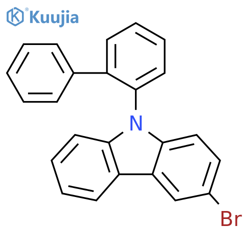 3-Bromo-N-(2-biphenylyl)carbazole structure