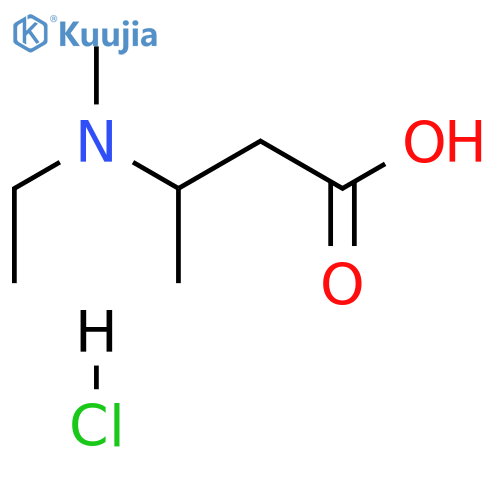 3-Ethyl(methyl)aminobutanoic Acid Hydrochloride structure