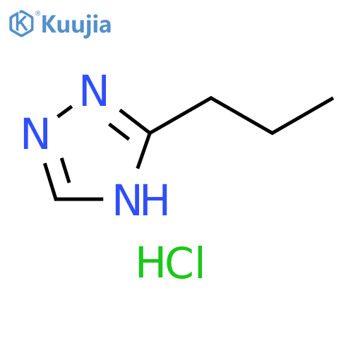 3-propyl-1H-1,2,4-triazole hydrochloride structure