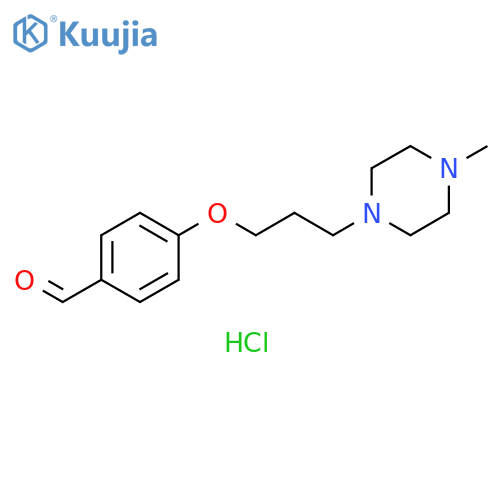 4-3-(4-Methyl-1-piperazinyl)propoxybenzaldehyde Hydrochloride structure
