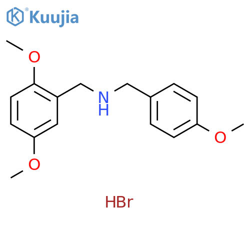 (2,5-dimethoxybenzyl)(4-methoxybenzyl)amine hydrobromide structure