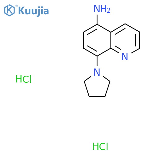8-(1-Pyrrolidinyl)-5-quinolinamine dihydrochloride structure