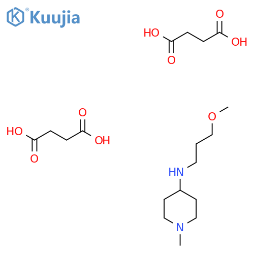 N-(3-Methoxypropyl)-1-methyl-4-piperidinamine disuccinate structure