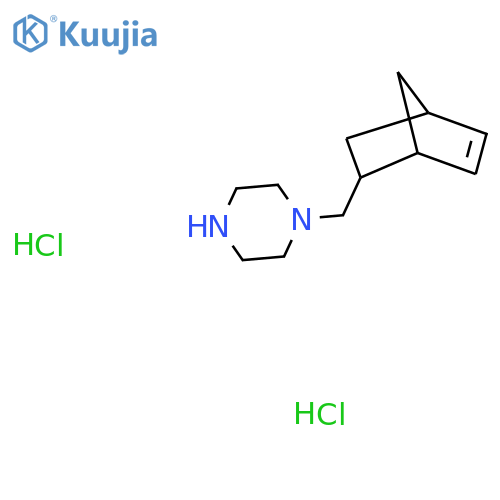1-(Bicyclo2.2.1hept-5-en-2-ylmethyl)piperazine Dihydrochloride structure