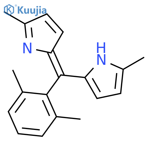 1H-Pyrrole, 2-[(2,6-dimethylphenyl)(5-methyl-2H-pyrrol-2-ylidene)methyl]-5-methyl- structure
