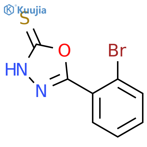 5-(2-Bromophenyl)-1,3,4-oxadiazole-2(3H)-thione structure