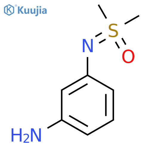[(3-aminophenyl)imino]dimethyl-λ?-sulfanone structure