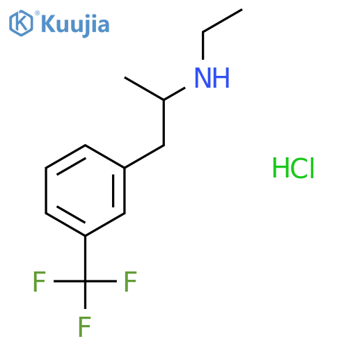 N-Ethyl-1-(3-(trifluoromethyl)phenyl)propan-2-amine hydrochloride structure