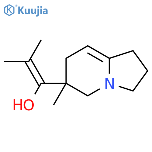 6-Indolizinemethanol, 1,2,3,5,6,7-hexahydro-6-methyl-α-(1-methylethylidene)-, (+)- structure