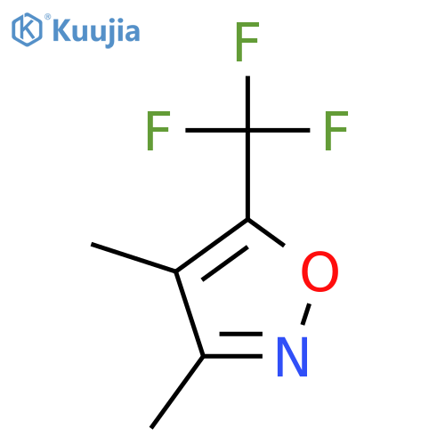 Isoxazole,3,4-dimethyl-5-(trifluoromethyl)- structure