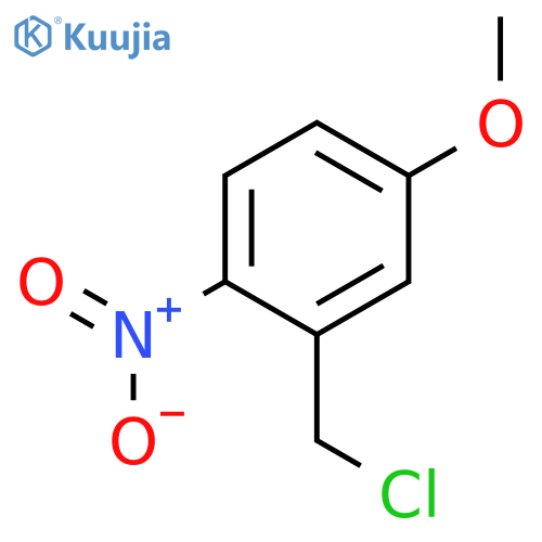 2-(chloromethyl)-4-methoxy-1-nitrobenzene structure