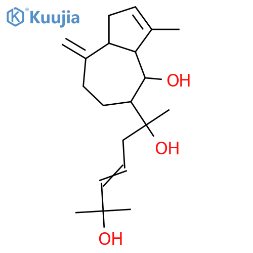 3,10(18),13-Pachydictyatriene-6,11,15-triol; (1α,5β,6β,11S,13E)-form structure