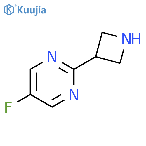 2-(azetidin-3-yl)-5-fluoro-pyrimidine structure