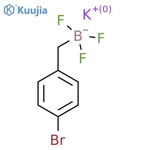 Potassium [(4-bromophenyl)methyl]trifluoroboranuide structure
