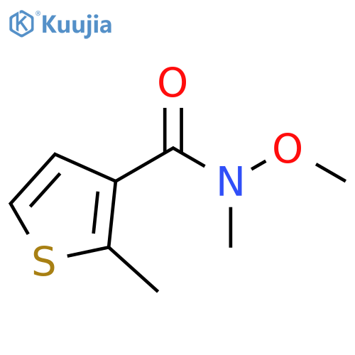 N-Methoxy-N,2-dimethylthiophene-3-carboxamide structure