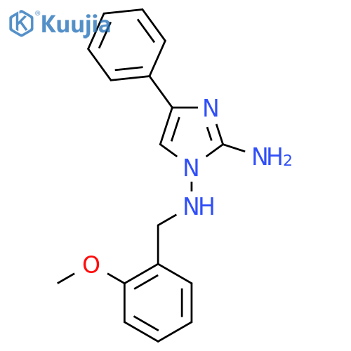 N-1-(2-Methoxybenzyl)-4-phenyl-1H-imidazole-1,2-diamine structure