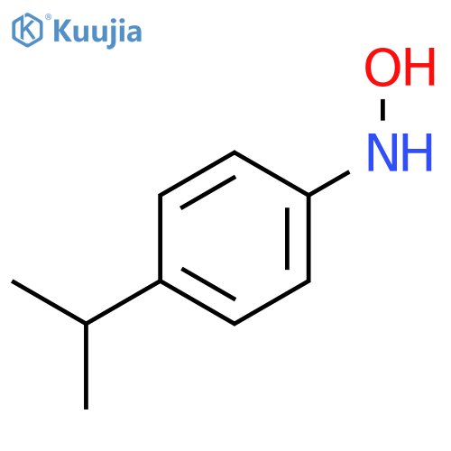 Benzenamine,N-hydroxy-4-(1-methylethyl)- structure