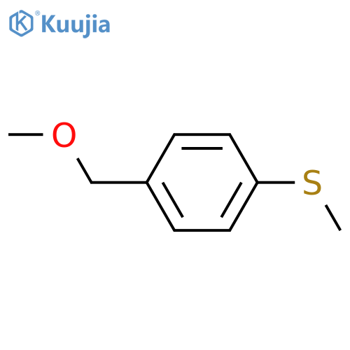 1-(methoxymethyl)-4-methylsulfanylbenzene structure