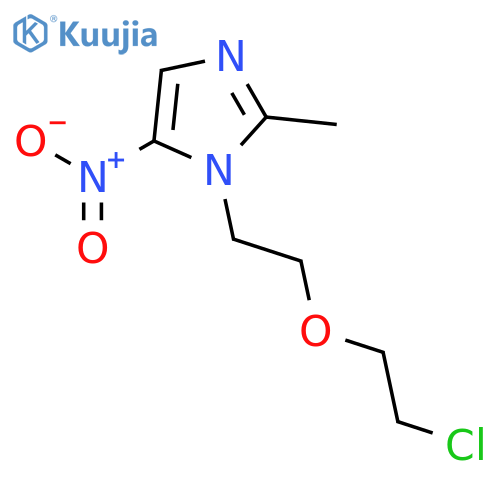 1-2-(2-Chloroethoxy)ethyl-2-methyl-5-nitro-1H-imidazole structure