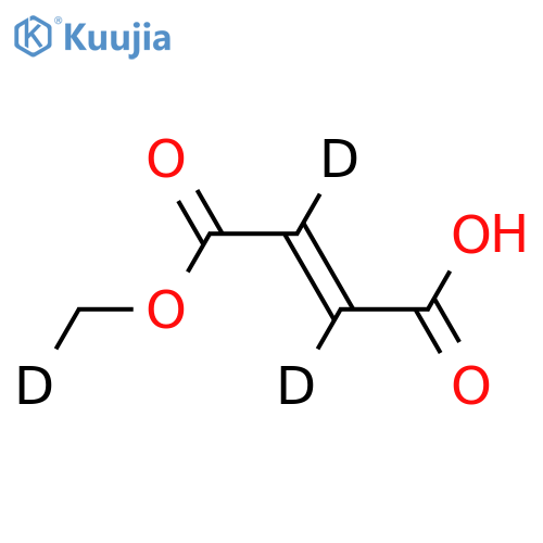 Monomethyl fumarate-d structure