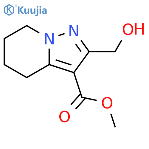 methyl 2-(hydroxymethyl)-4,5,6,7-tetrahydropyrazolo[1,5-a]pyridine-3-carboxylate structure