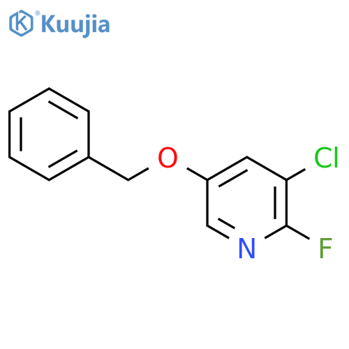 5-(BenZyloxy)-3-chloro-2-fluoropyridine structure