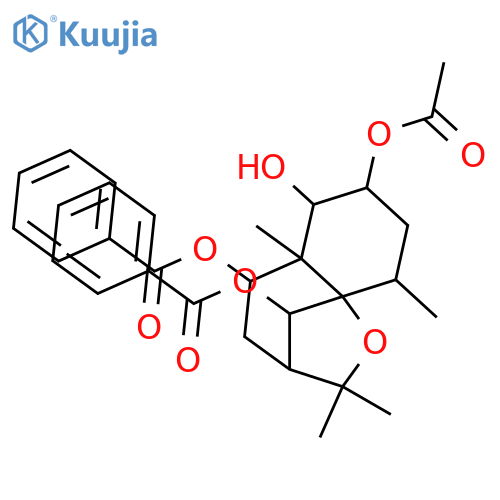 1,2,6,9-Tetrahydroxydihydro-β-agarofuran; (1β,2β,6β,9β)-form, 6,9-Dibenzoyl, 2-Ac structure