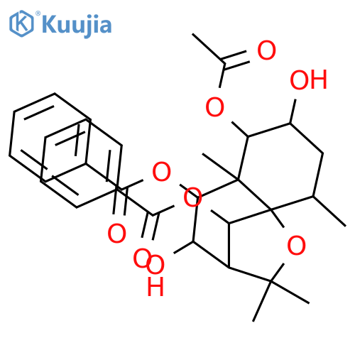 1,2,6,8,9-Pentahydroxydihydro-β-agarofuran; (1β,2β,6β,8β,9β)-form, 6,9-Dibenzoyl, 1-Ac structure